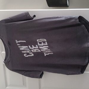 Aerie "Cant be Tamed" Heavily Distressed Boyfriend Tee